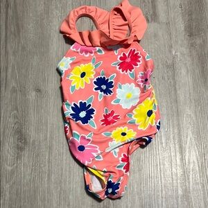 Floral Ruffle Swimsuit